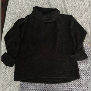 Black Polyester pullover from The Loft